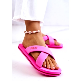 Dámské pěnové pantofle Big Star JJ274A520 Pink růžový 1