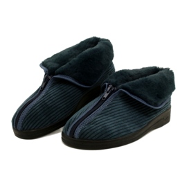 Izolované ženské pantofle Adanex 27833-FBP7SU Navy Blue modrý 4