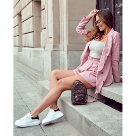 Dámská sportovní obuv na platformě, bílá a černá bílý 4