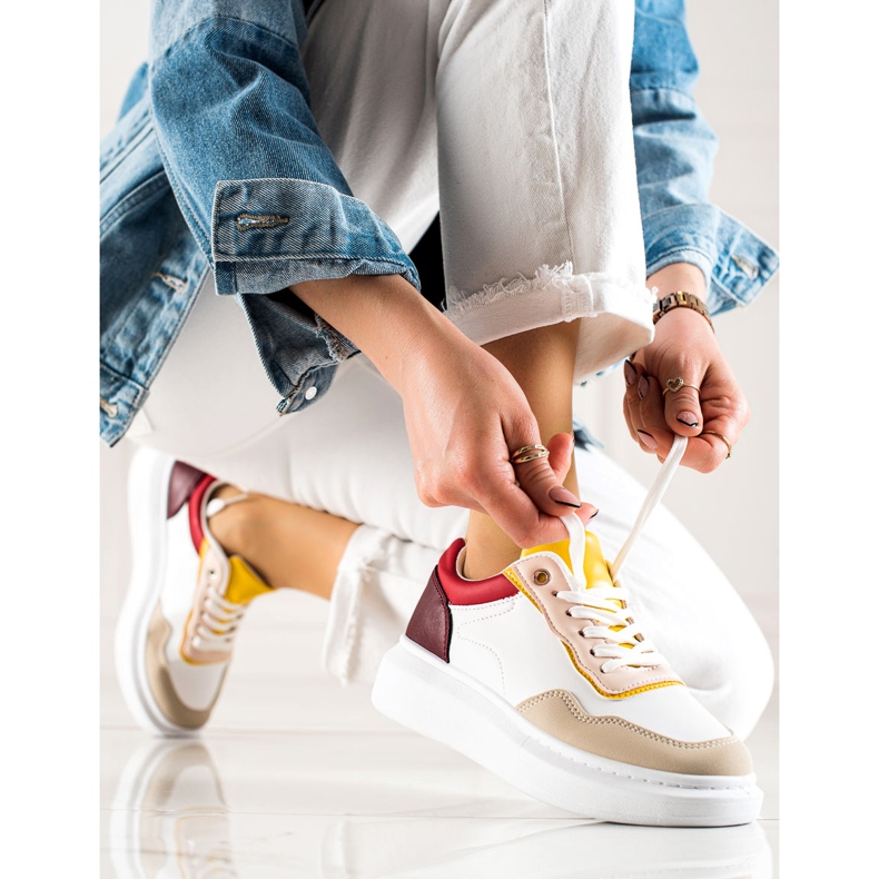 BUONAROTTI Módní sportovní boty tenisky bílý vícebarevný 1