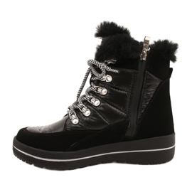 Dámské černé sněhové boty Caprice Waterproof 9-26240-29 019 černý 1
