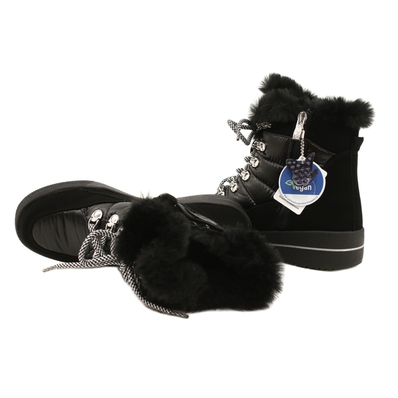Dámské černé sněhové boty Caprice Waterproof 9-26240-29 019 černý 4