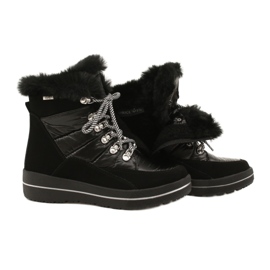 Dámské černé sněhové boty Caprice Waterproof 9-26240-29 019 černý 5