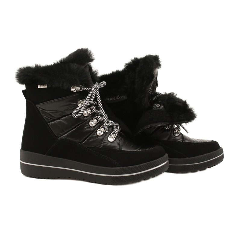 Dámské černé sněhové boty Caprice Waterproof 9-26240-29 019 černý 5