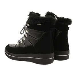 Dámské černé sněhové boty Caprice Waterproof 9-26240-29 019 černý 3