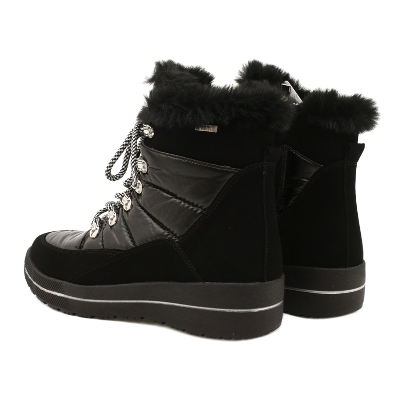 Dámské černé sněhové boty Caprice Waterproof 9-26240-29 019 černý 3