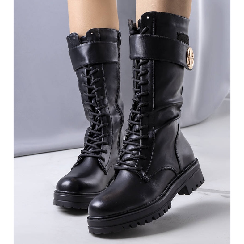 BM Černé zateplené bicorové tašky černý 1