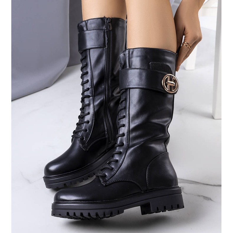 BM Černé zateplené bicorové tašky černá 2