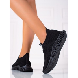 SHELOVET Nazouvací sportovní obuv černá 2