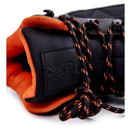 Pánské trekové zateplené boty Cross Jeans KK1R4018C Black černá 1