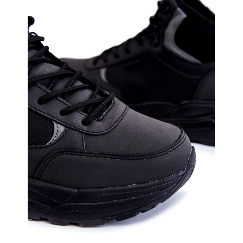 Pánské zateplené trekingové boty Cross Jeans KK1R4031C Černá 1