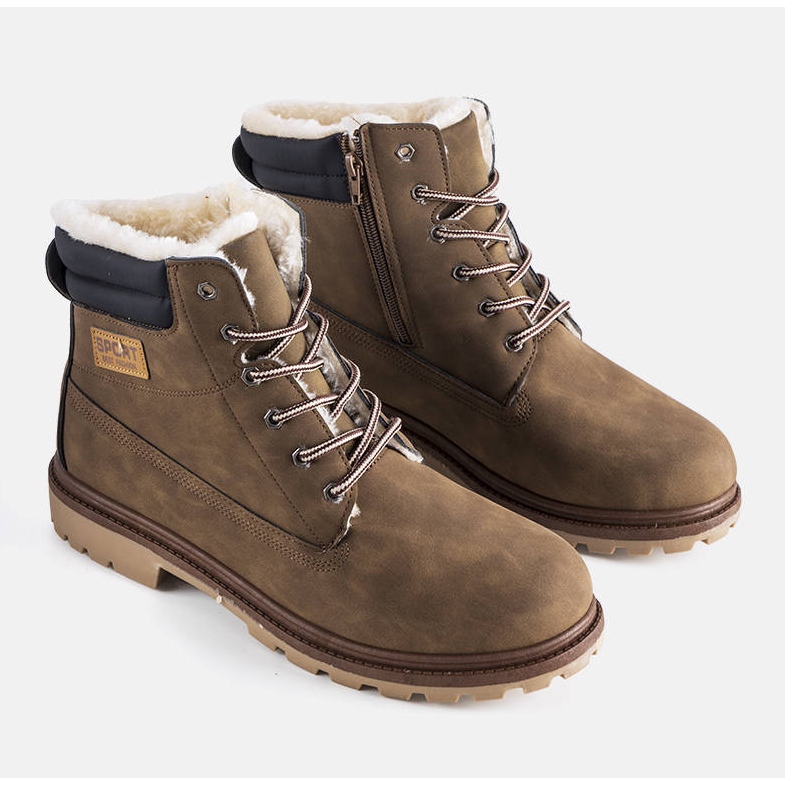 PA1 Severně hnědé pánské zateplené turistické boty hnědý 1 PA1 Severně hnědé pánské zateplené turistické boty hnědý 1