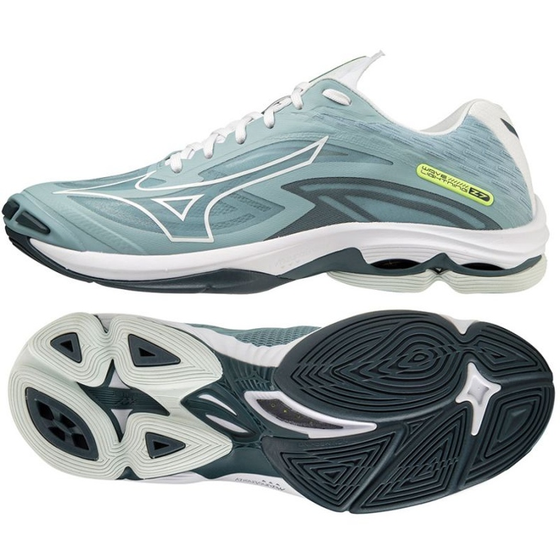 Volejbalové boty Mizuno Wave Lightning Z7 M V1GA220038 šedá odstíny šedi 1