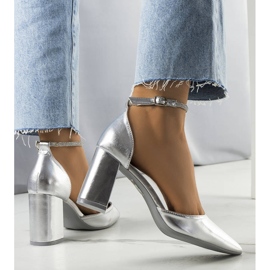 BM Stříbrné lodičky s kubickou zirkonií Leighton stříbrný 1