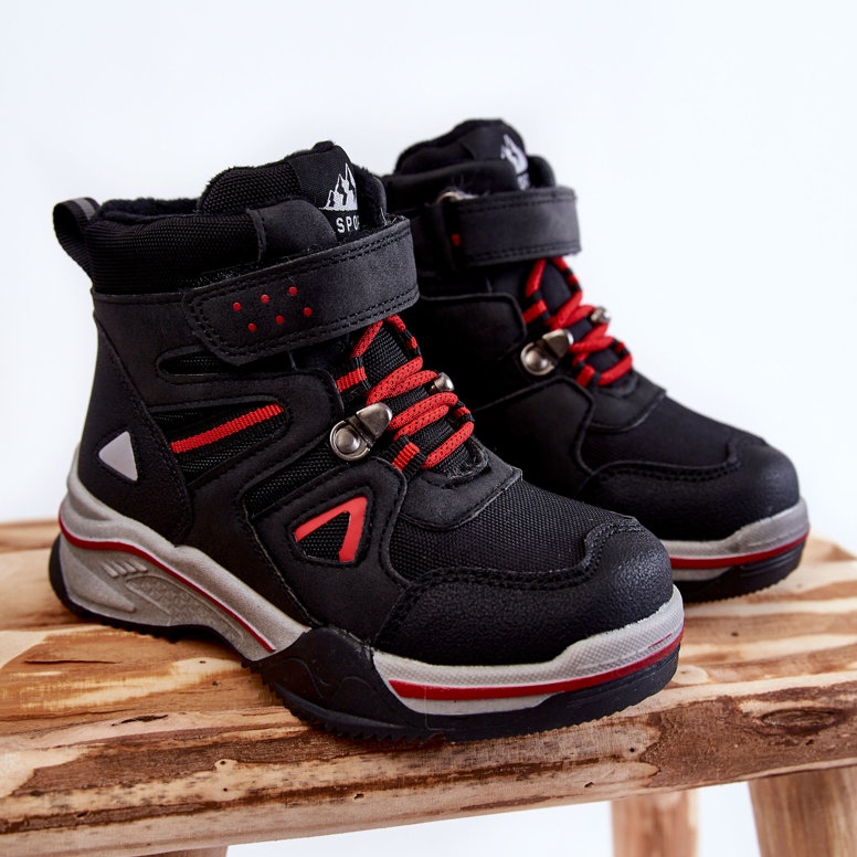 Dětské boty Warm Wool Black Marco černá 1