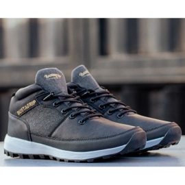 Kožené tenisky boty Trax Bustagrip M MRM7A černý 2