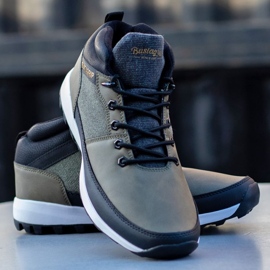 Kožené tenisky boty Trax Bustagrip M MRM7B zelený 2