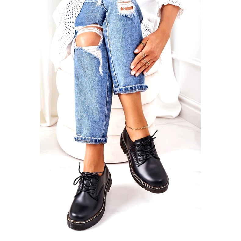 Kožené Oxfordky Big Star II274107 Černá 3