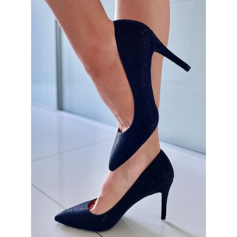 BM Beverly Black večerní lodičky černý 1