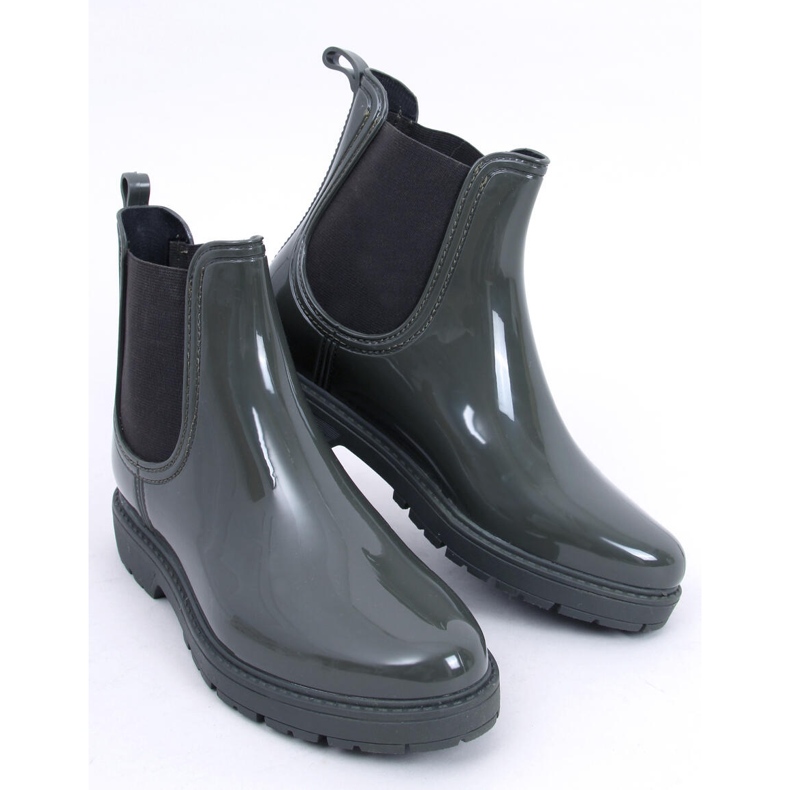 BM Dámské galoše krátké boty Jodhpur Essence Green zelená 1