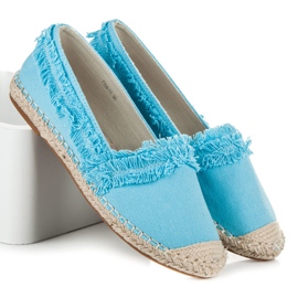 Vices Modré Espadrilky S Třásněmi modrý 1