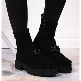 Zateplené semišové boty Laura La.Fi PMR26 černá 2 Zateplené semišové boty Laura La.Fi PMR26 černá 2