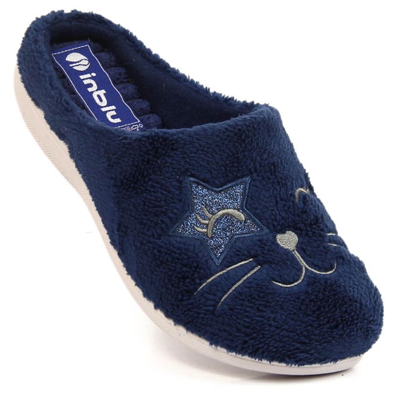 Pohodlné domácí pantofle Inblu W ARC26 modrý 1