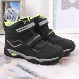 Masita Boty zateplené suchým zipem McKeylor Jr JAN171 černá 2