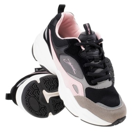 Boty Iguana Obenari W 92800347038 černá růžový šedá 1