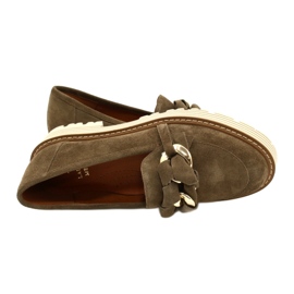 Dámská bota s okrasným ornamentem Laura Messi 2523 Green zelená 4