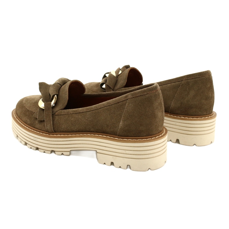 Dámská bota s okrasným ornamentem Laura Messi 2523 Green zelená 3