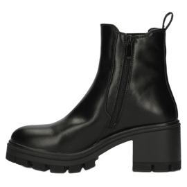 Boty Jodhpur na sloupku zateplené Filippo W PAW394 černá 1