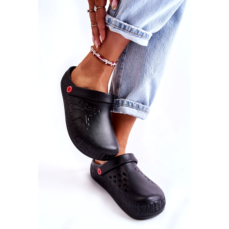 Dámské lehké pantofle Kroks Big Star II275001 Black černá 5