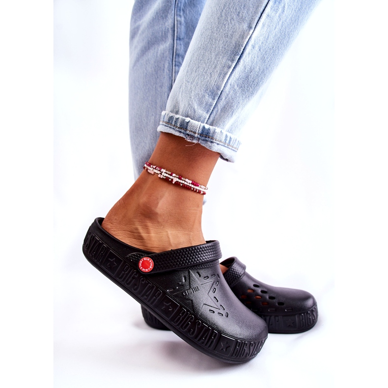 Dámské lehké pantofle Kroks Big Star II275001 Black černý 1