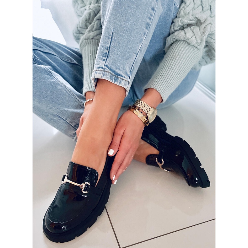 PA1 Dámské mokasíny Bridget Black černá 2