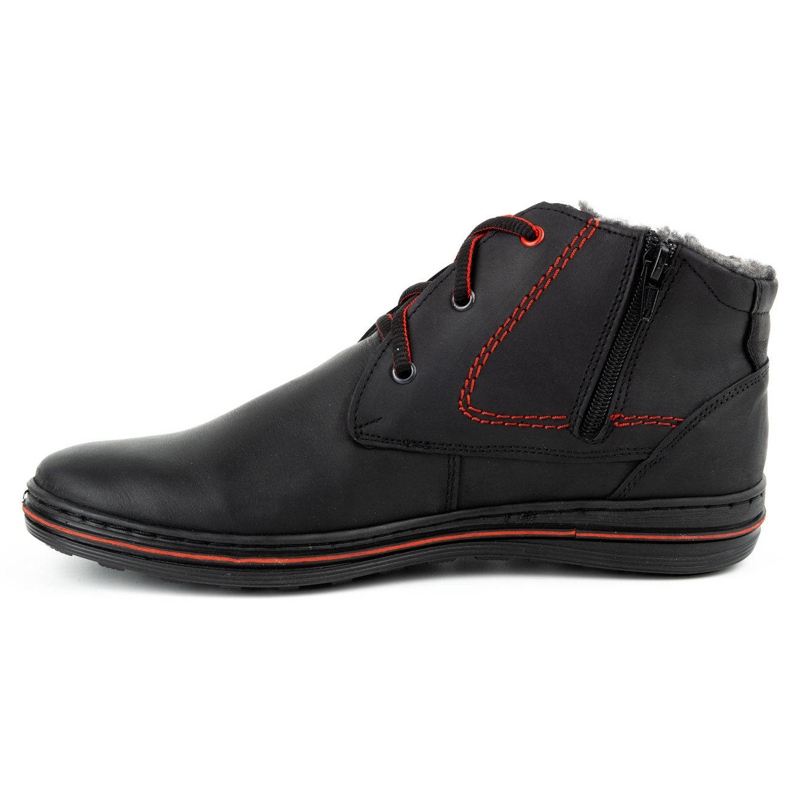 Polbut Dámské zimní zateplené boty 339 černé černá 1