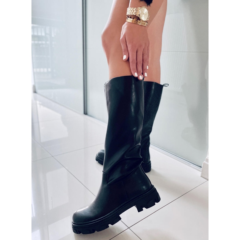 BM Dámské jezdecké boty Powell Black černý 1