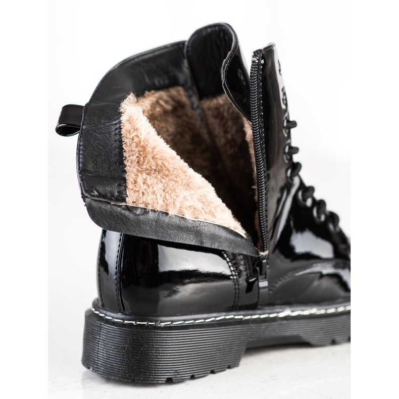 SHELOVET Módní černé boty černý 1