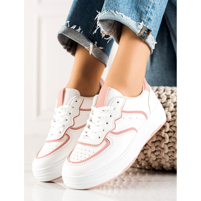 Weide Pohodlné ležérní tenisky bílý 2