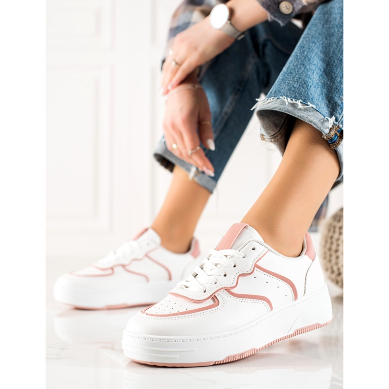 Weide Pohodlné ležérní tenisky bílý 1