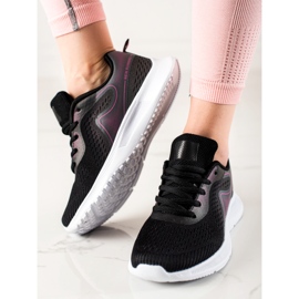 TRENDI Stylové sportovní tenisky černý 1