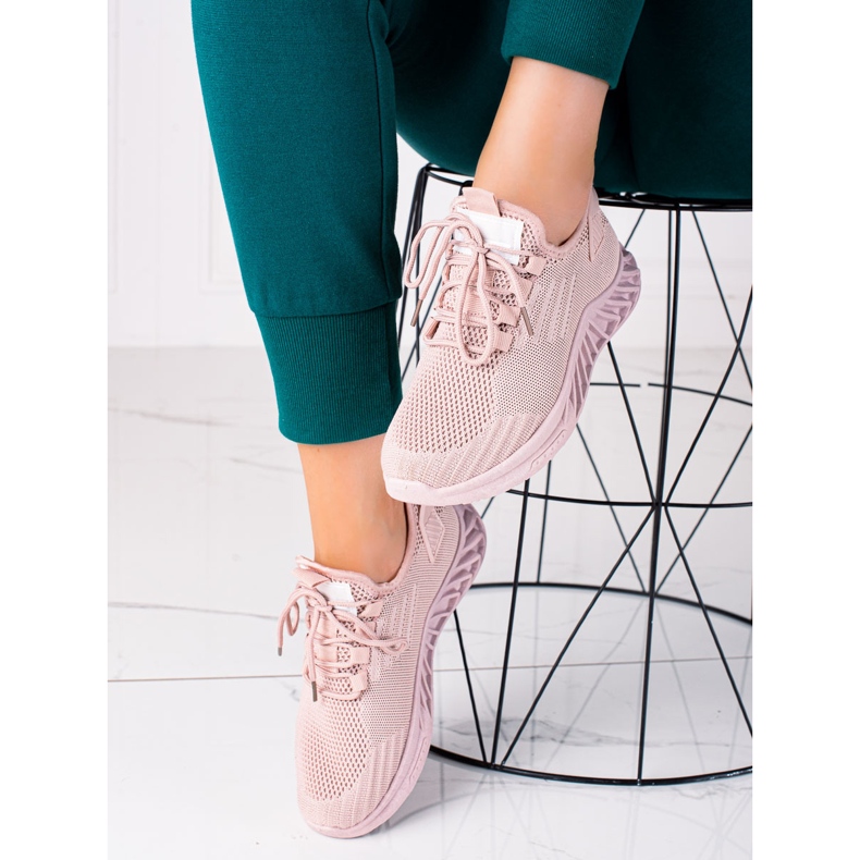 SHELOVET Růžové sportovní boty růžový 1