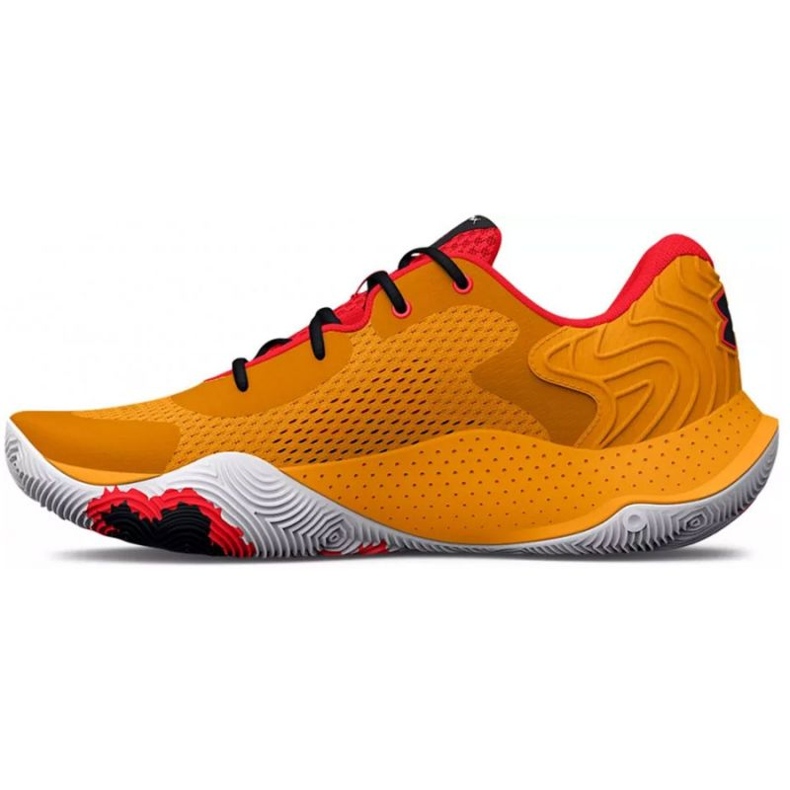 Basketbalové boty Under Armour Spawn 4 M 3024971 800 vícebarevný pomeranče a červené 1