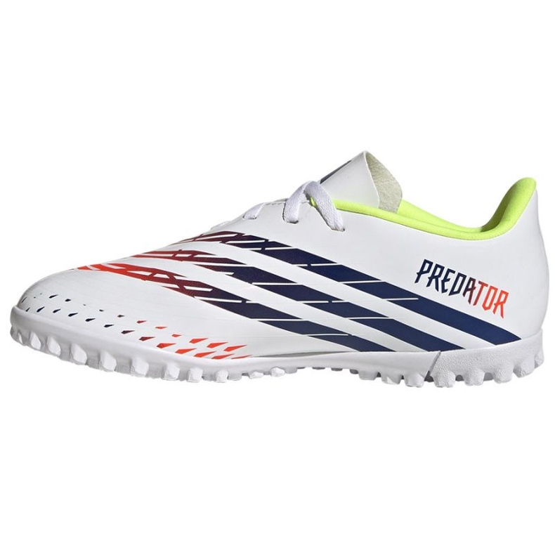 Kopačky Adidas Predator Edge.4 V Tf Jr GV8496 bílý bílý 1