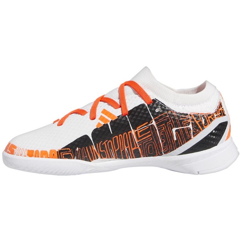 Kopačky Adidas X Speedportal.3 Messi In Jr GW8393 bílý 1 Kopačky Adidas X Speedportal.3 Messi In Jr GW8393 bílý 1