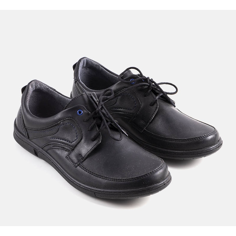 Černé pánské boty Lukio černá 1