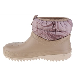 Crocs Classic Neo Puff Shorty Boot 207311-195 béžový 1