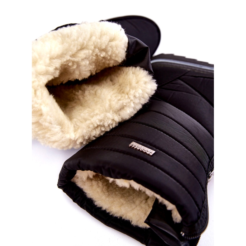 Dámské lehké, zateplené sněhule Progress PROGJ-22-129 Black černá 5