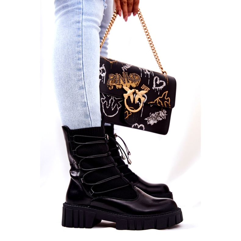 Dámské boty s ponožkou Basido Basido černá 5