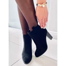 Klasické černé vysoké podpatky UK09P Black černá 1